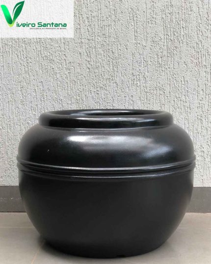 VASO PRIME PERSA REDONDO 40 PRETO OBSIDIAN