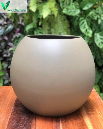 VASO PAISAG OVAL VERDE MILITAR